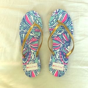 NEW MARKDOWN Lilly Pulitzer for Target flip flops