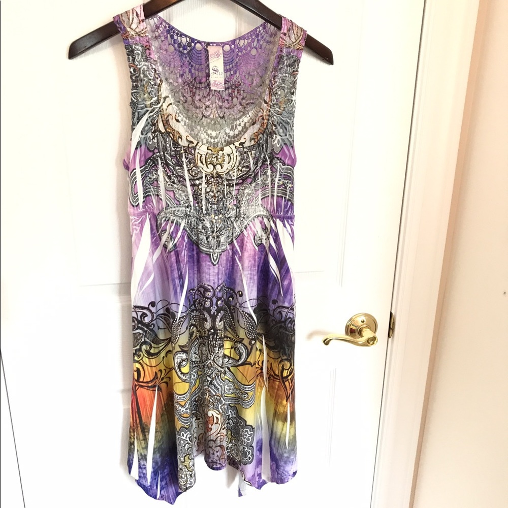 Graphic Shirt Dress