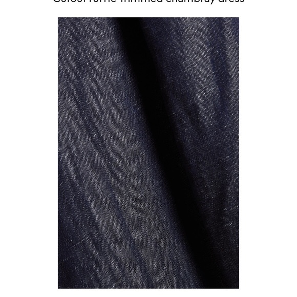 Iris and Ink cutout chambray ruffle dress - Picture 4 of 4