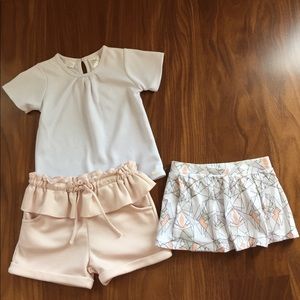 Kardashion Kids Top/Shorts/Skort