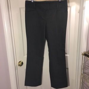 Exact stretch dark gray pants, The Limited