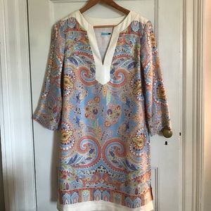 J McLaughlin 100% Silk Tunic Dress