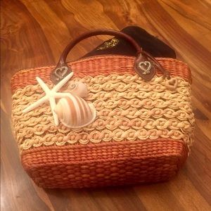 Brighton Beach Bag Leopard Interior