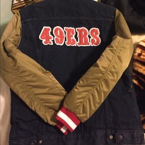 Large Authentic 49ers Levi's NFL Jacket