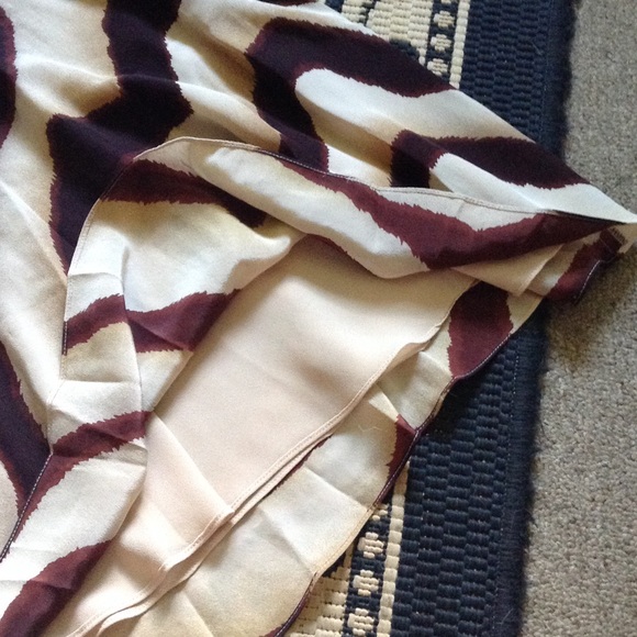 🆕 Ralph Lauren Zebra Print Silk Skirt 🌰🐚☀️ - Picture 2 of 6