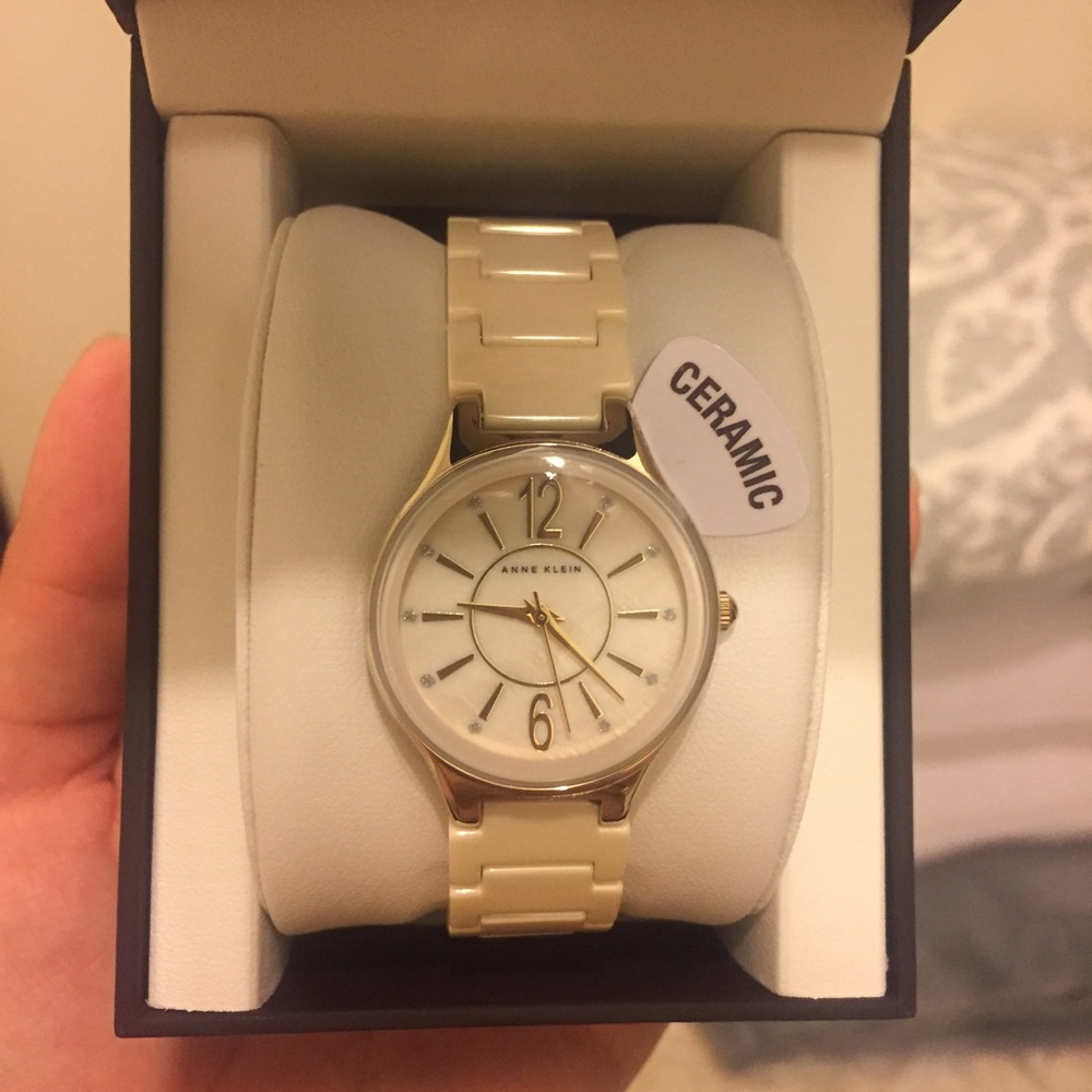 NWT Anne Klein Ceramic Watch