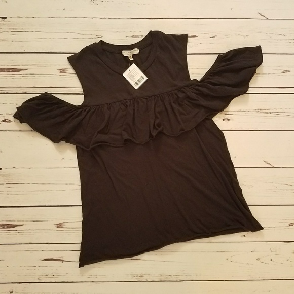 Urban Outfitters Tops - NWT Urban Outfitters Ruffle Cold Shoulder Top
