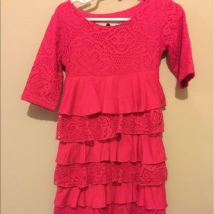 Pink size small dainty jewells dress sz s 3t