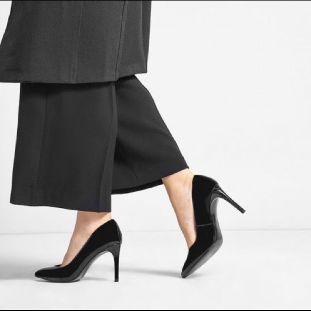 SOLD - Black Patent Stiletto Pumps