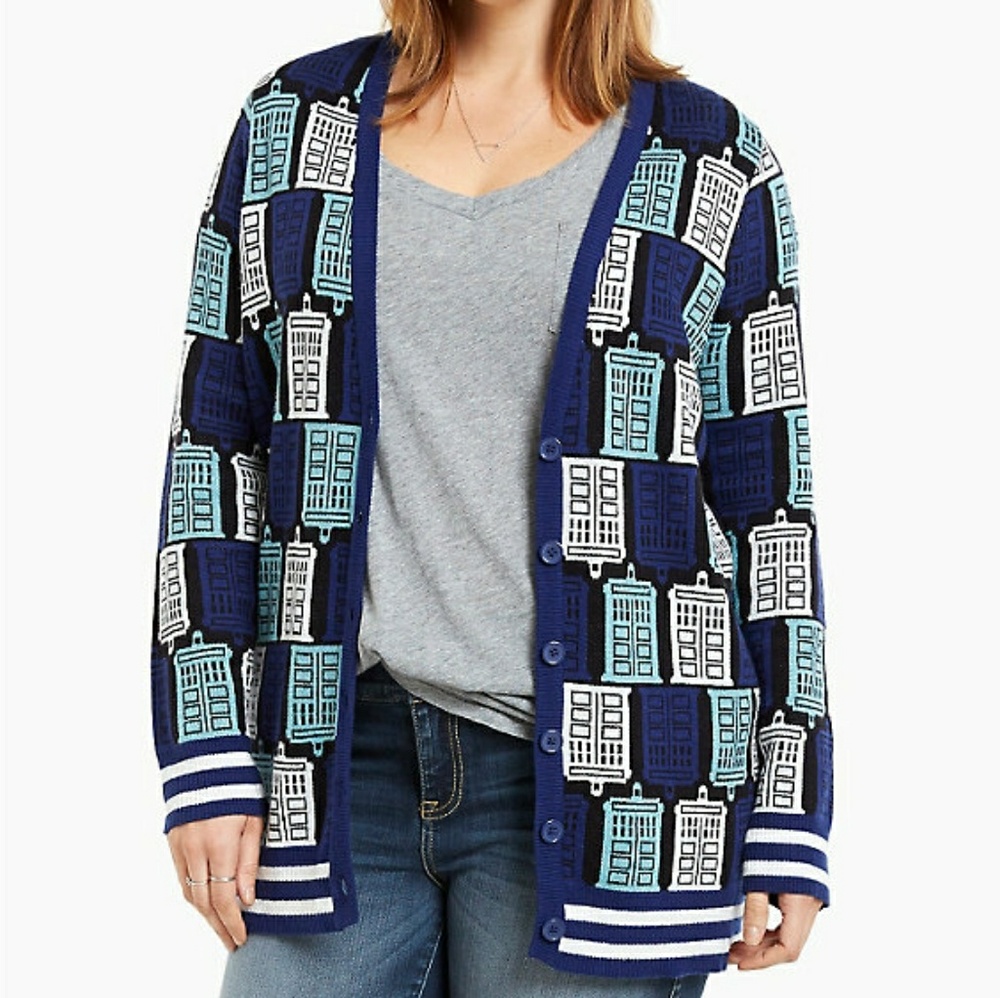 Torrid doctor who cardigan size 3