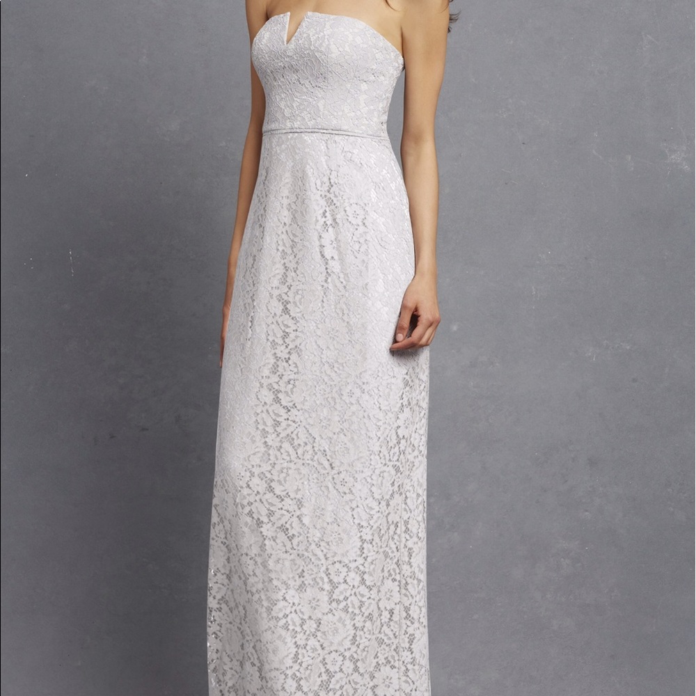 Donna Morgan Reese Gown (Platinum)