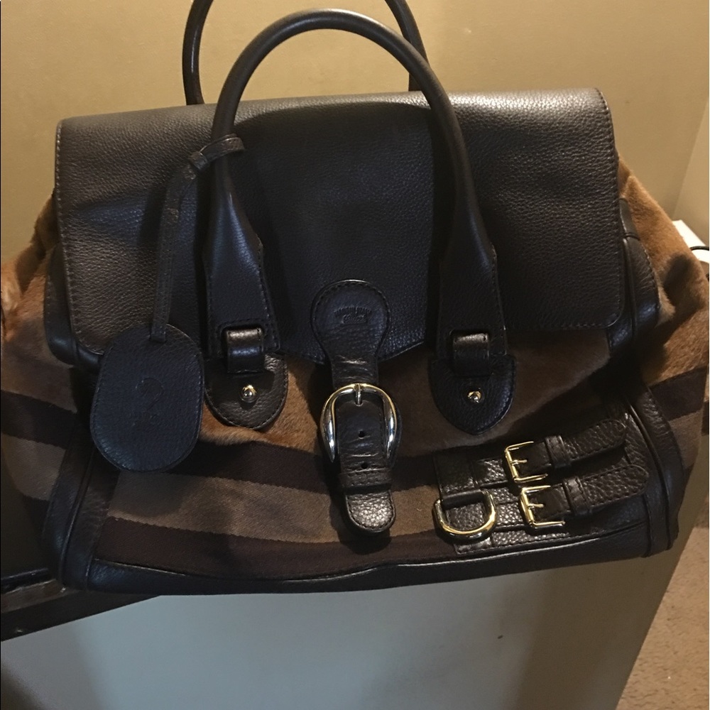 Authentic....Gucci pony hair handbag