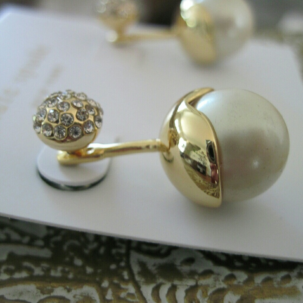 LAST ONE! Kate Spade Pretty Pearly Ear Jacket - Picture 2 of 5