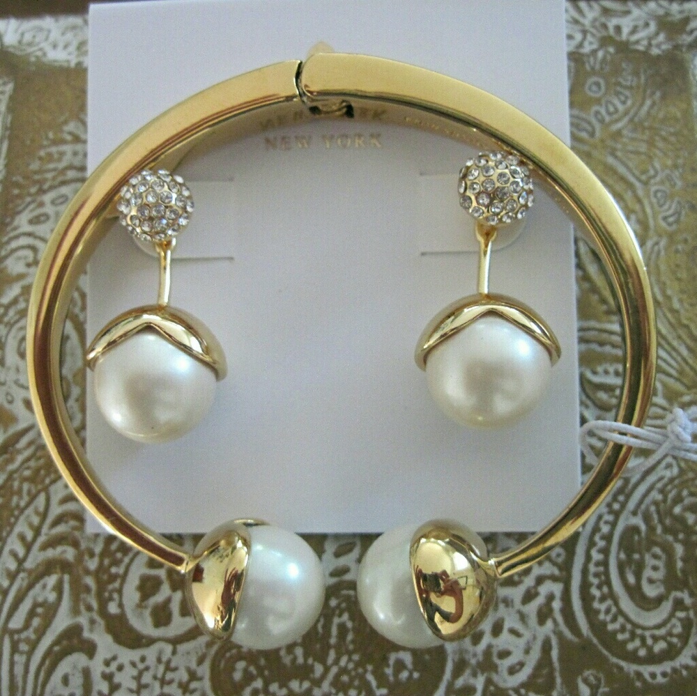 LAST ONE! Kate Spade Pretty Pearly Ear Jacket - Picture 4 of 5