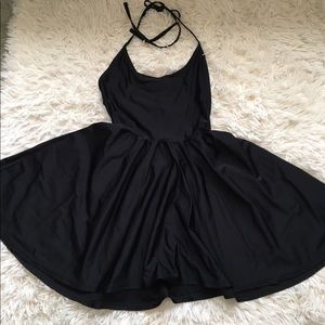 AMERICAN APPAREL Figure Skater Dress~ Black L