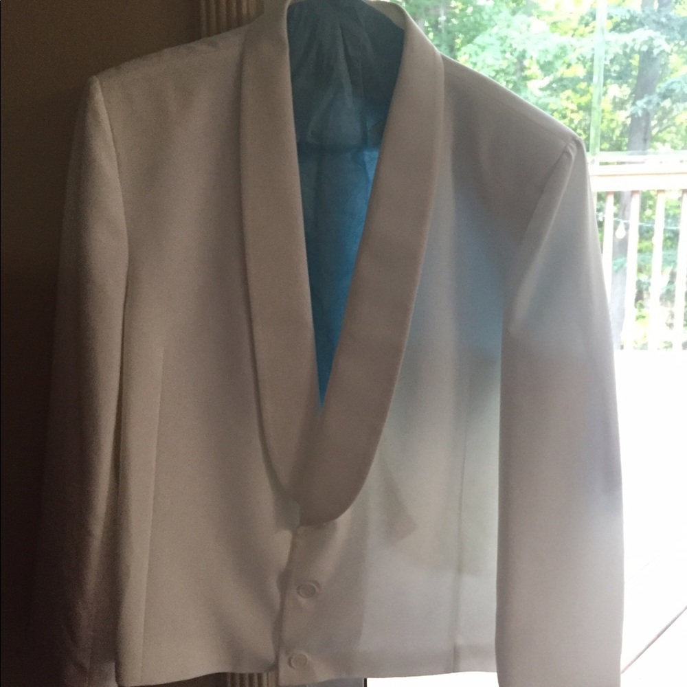 White tux jacket