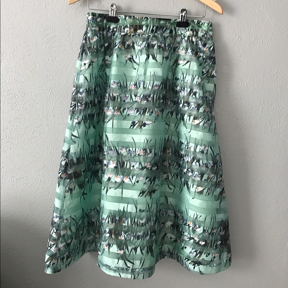 Anthropologie Maeve floral skirt