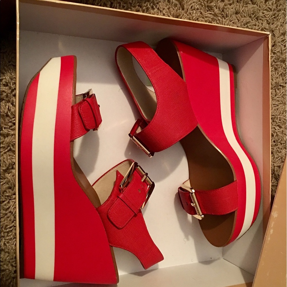 ❤️Michael Kors❤️Double Buckle sandal