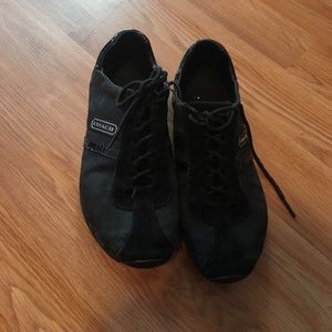 Black coach sneakers