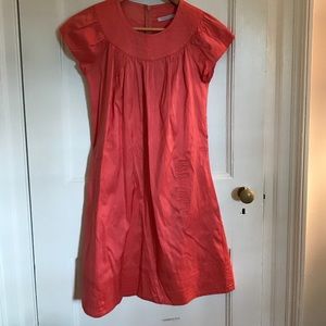 Calypso St Barth Silk Dress. Coral!