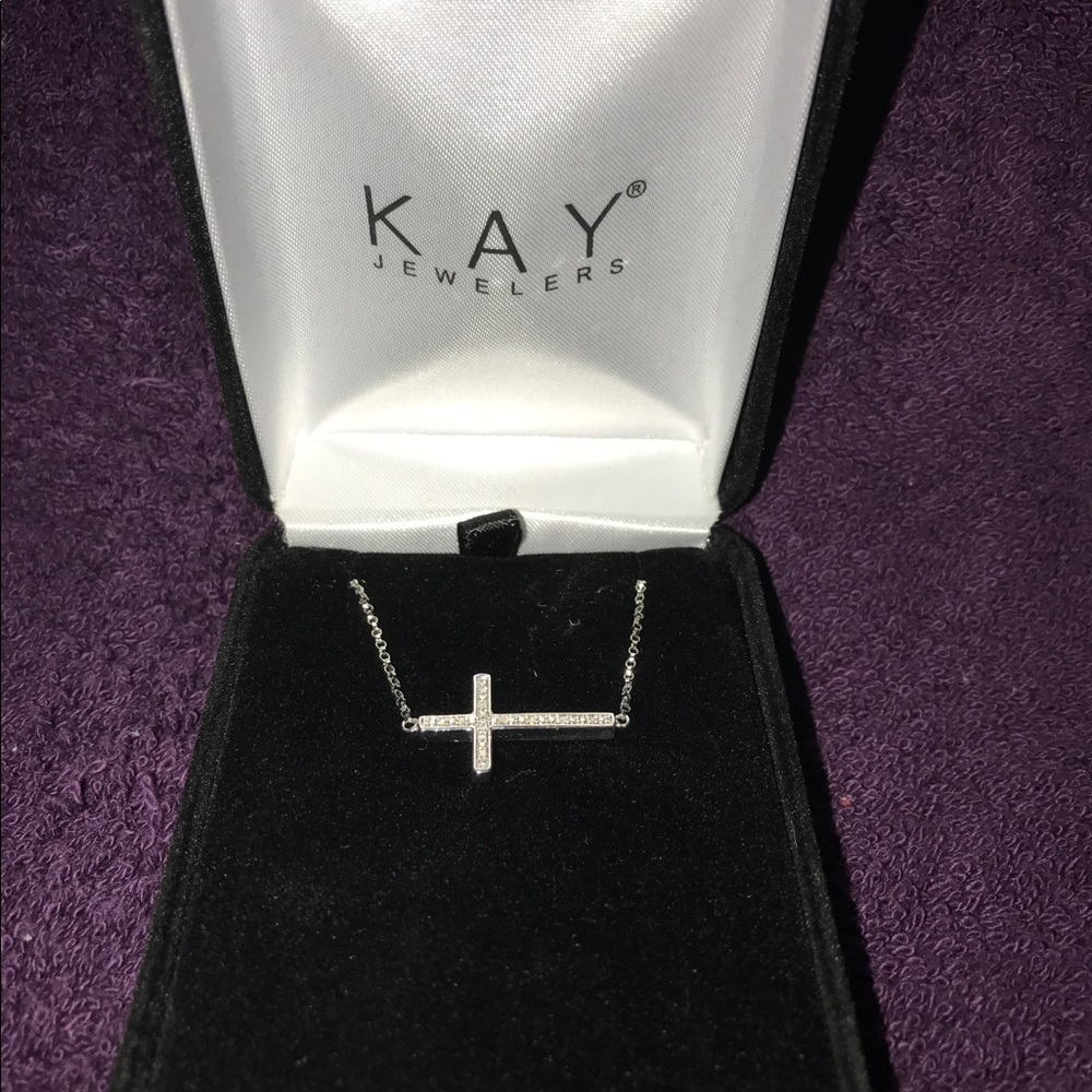 Kay's Diamond Cross Pendant