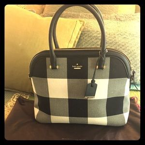 'cameron street - maise' plaid satchel KATE SPADE