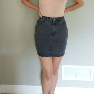 AA high waisted denim skirt