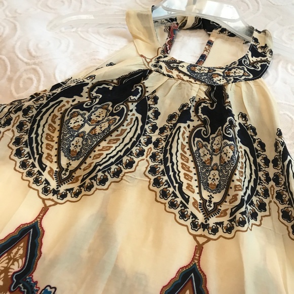 Boho Sleeveless Mini Dress - Picture 2 of 6