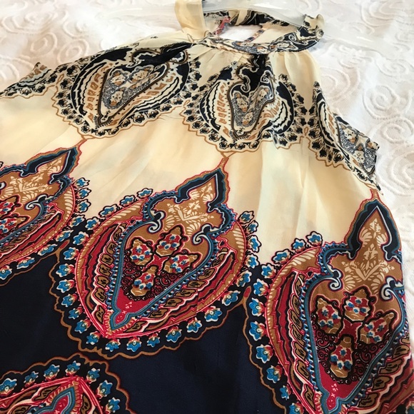 Boho Sleeveless Mini Dress - Picture 4 of 6