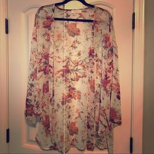 Floral kimono NWOT
