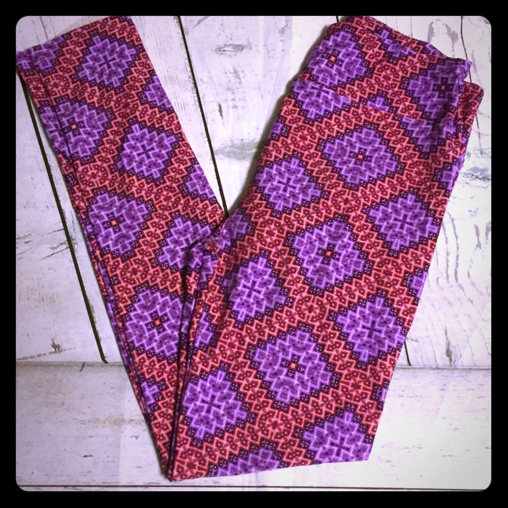 💜💓Punk/ purple NWT one size leggings