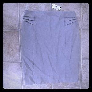 Light grey pencil skirt from express