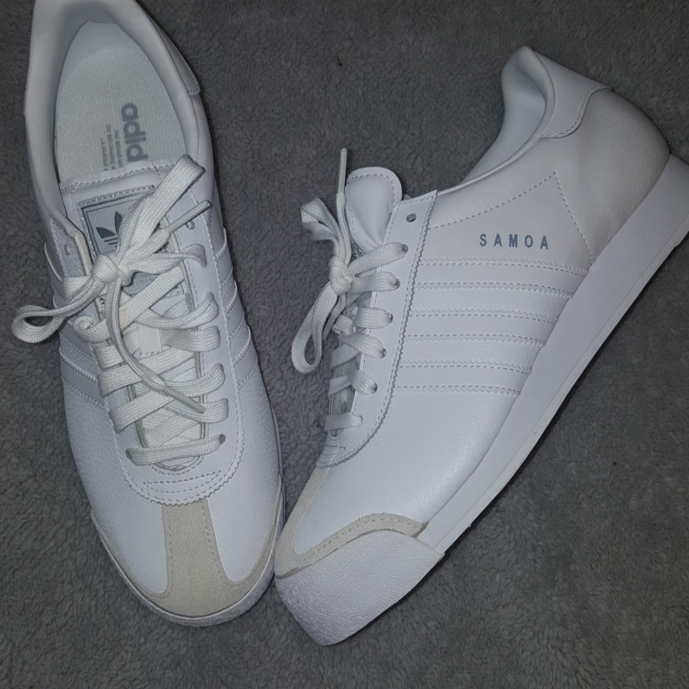Men's Adidas white Samoa Shoes