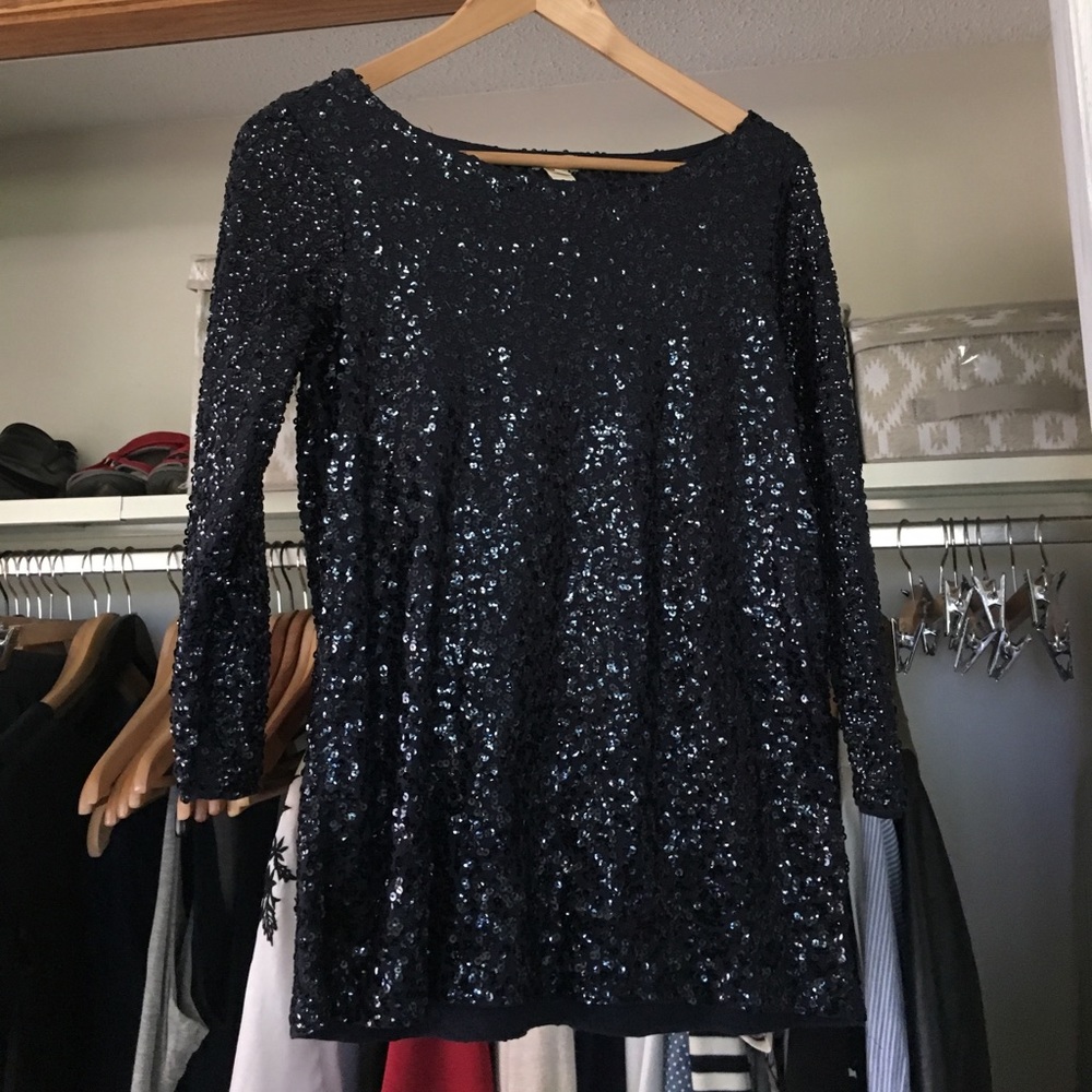 J.Crew sequined T.