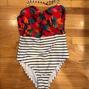 One piece bathing suit