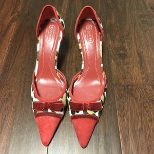 Coach heels size 9.5