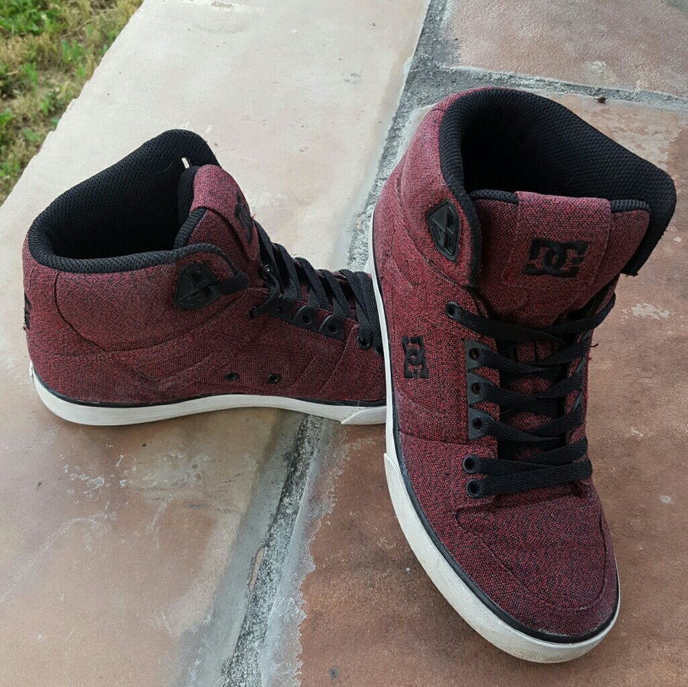 DC Spartan Shoes Burgundy/Black