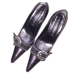 Casadei Black Point Heels