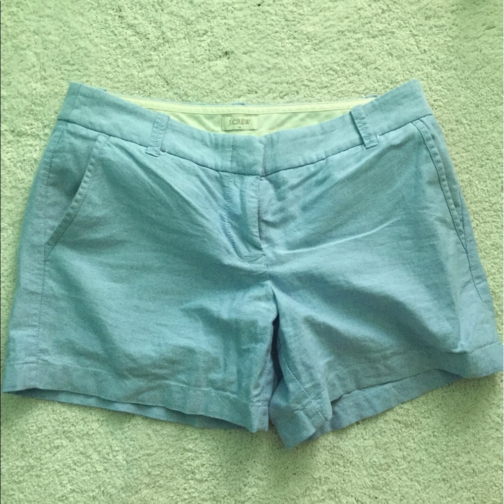J Crew 3 inch linen chino shorts