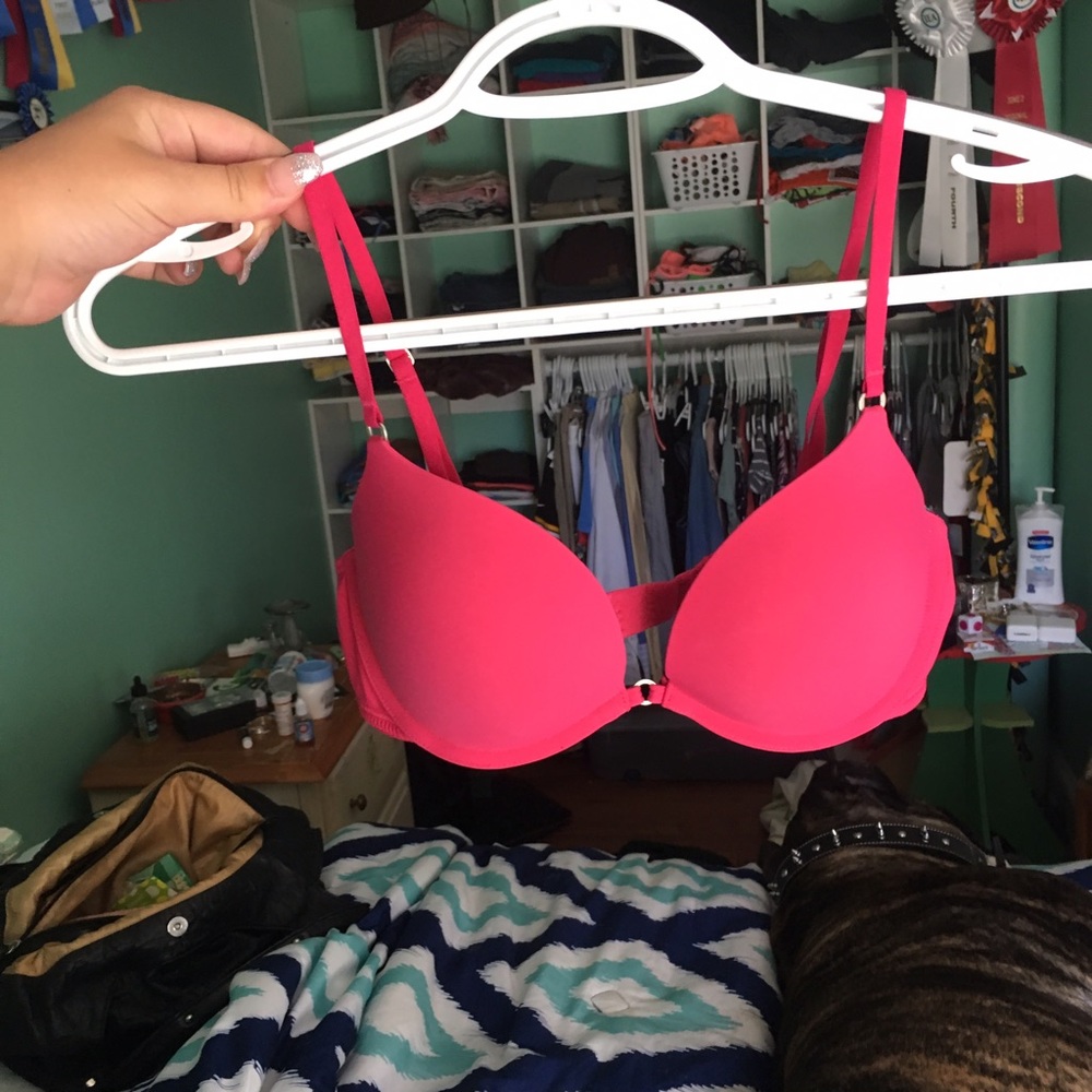 VS pink underwire push up negotiable
