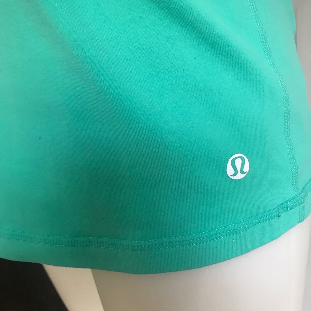 LULULEMON ruched bust tank top teal Bali Breeze 8 - Picture 3 of 8