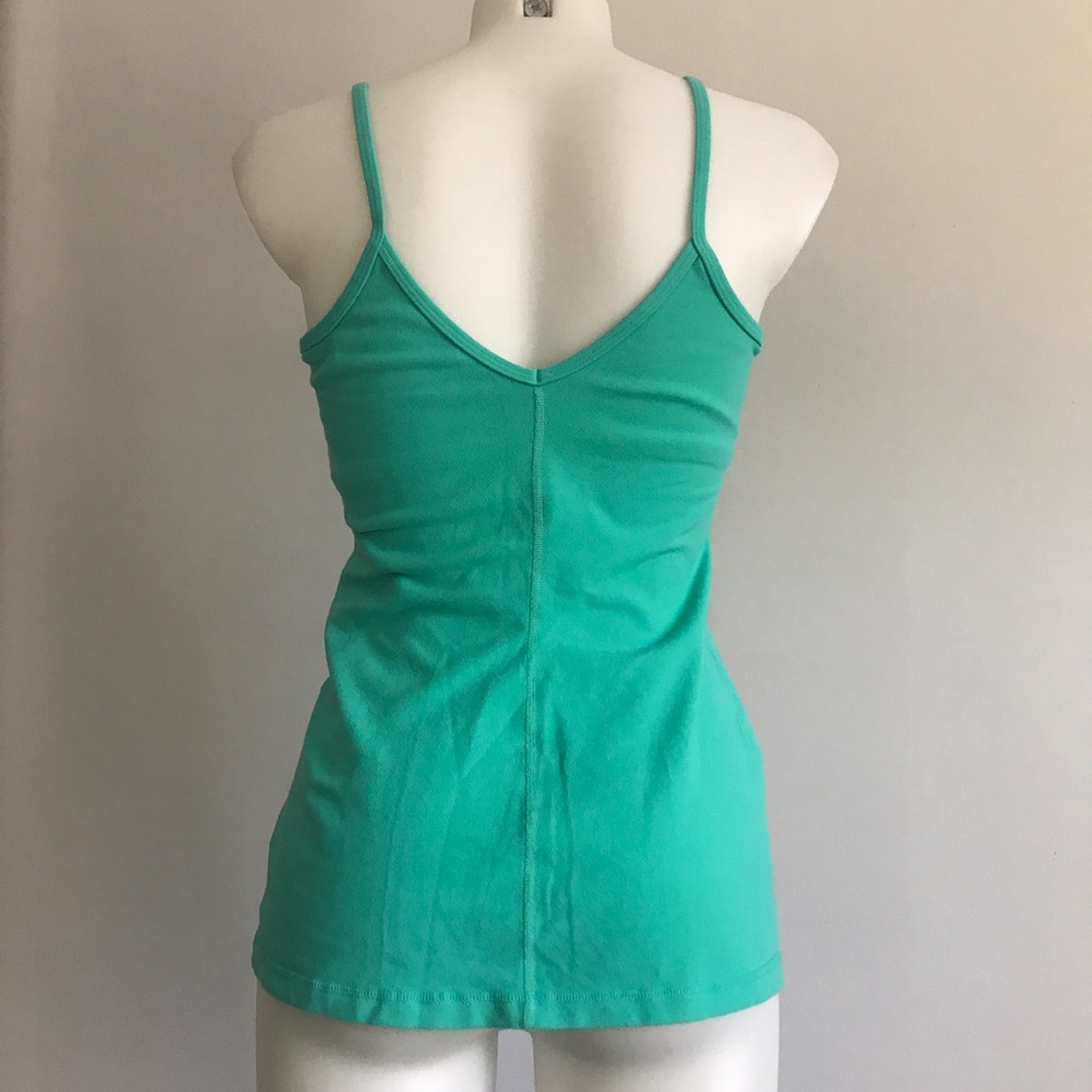 LULULEMON ruched bust tank top teal Bali Breeze 8 - Picture 4 of 8