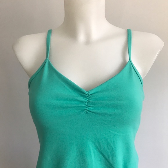 LULULEMON ruched bust tank top teal Bali Breeze 8 - Picture 2 of 8