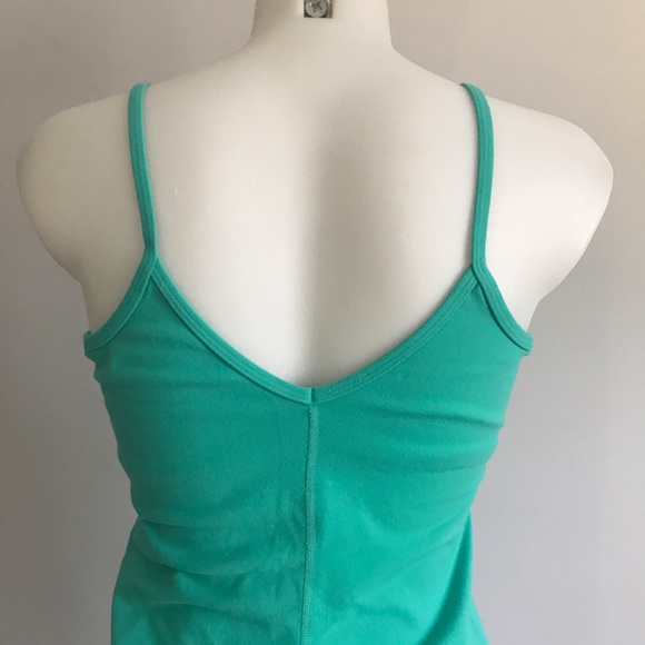 LULULEMON ruched bust tank top teal Bali Breeze 8 - Picture 5 of 8