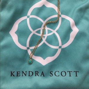 Kendra Scott Bradyn Necklace in Teal Magnesite