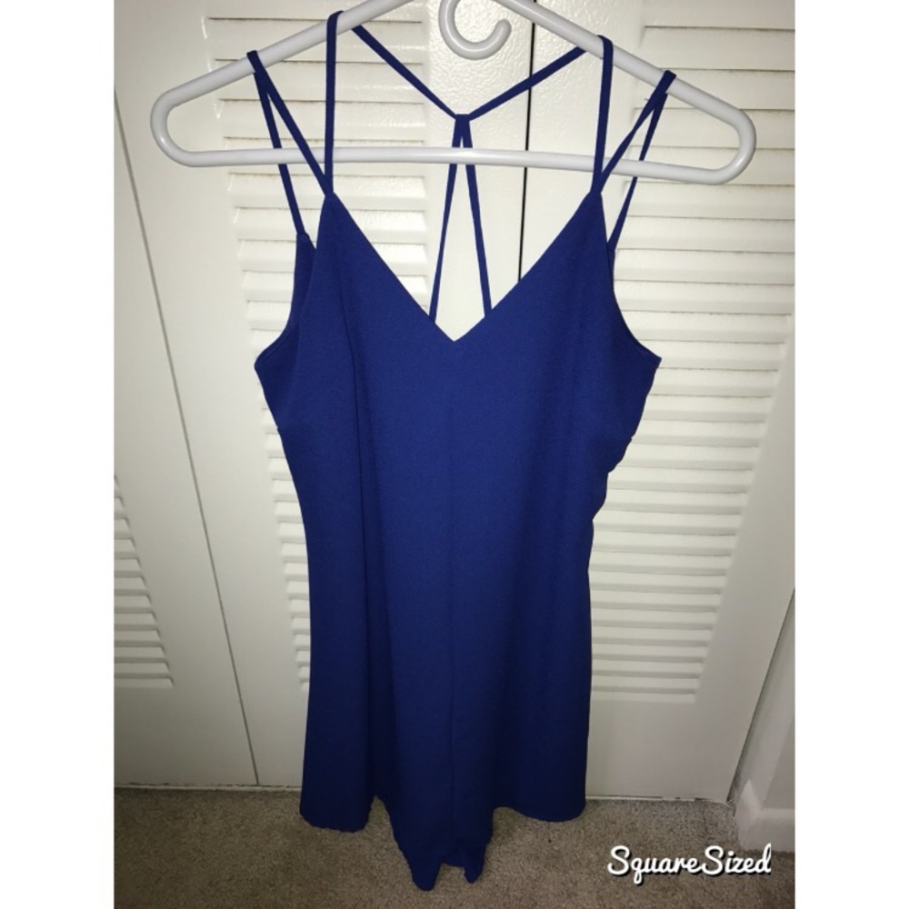 Cobalt Blue Mini Dress