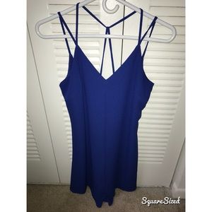 Cobalt Blue Mini Dress