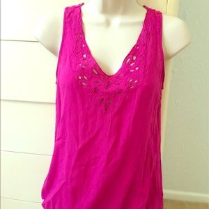 A.N.A. JC Penny Size XS Sleeveless Berry top