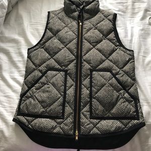 Gently used J Crew herringbone vest