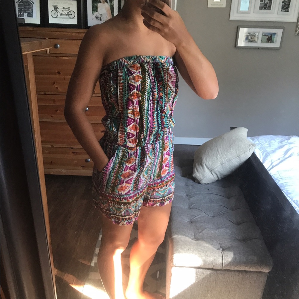 Cute Angie tribal print romper